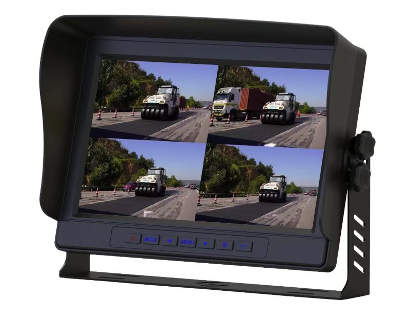 Monitor pentru vehicul AHD Quad View de 10,1 inchi