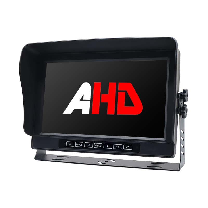 Carleader 10.1 inch IP69K impermeabil 2CH intrări AHD Butoane tactile Monitor vehicul