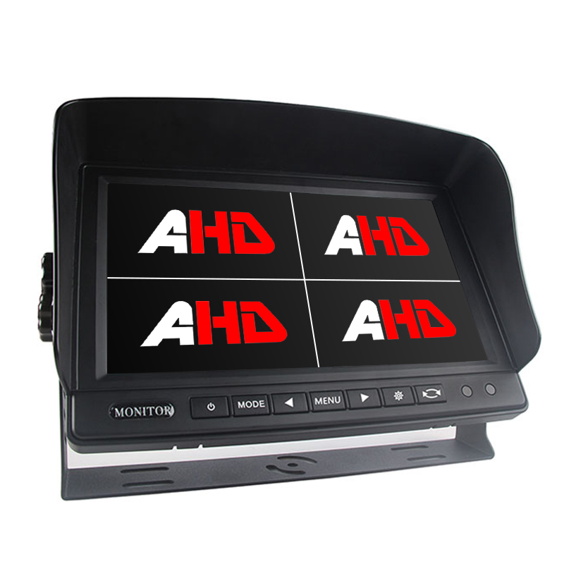 Carleader 9 inch 4CH AHD inputs Quad Display Monitor pentru vehicule grele