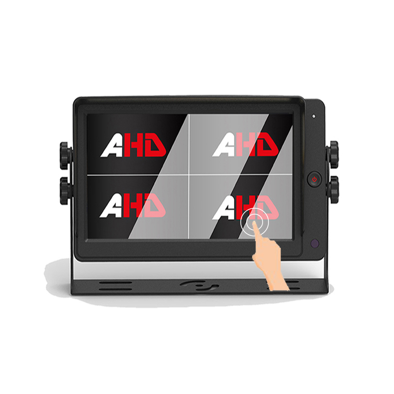 Carleader 7 inch 4CH Quad Split Display Ecran tactil Monitor AHD pentru supraveghere clară și fiabilă a vehiculului