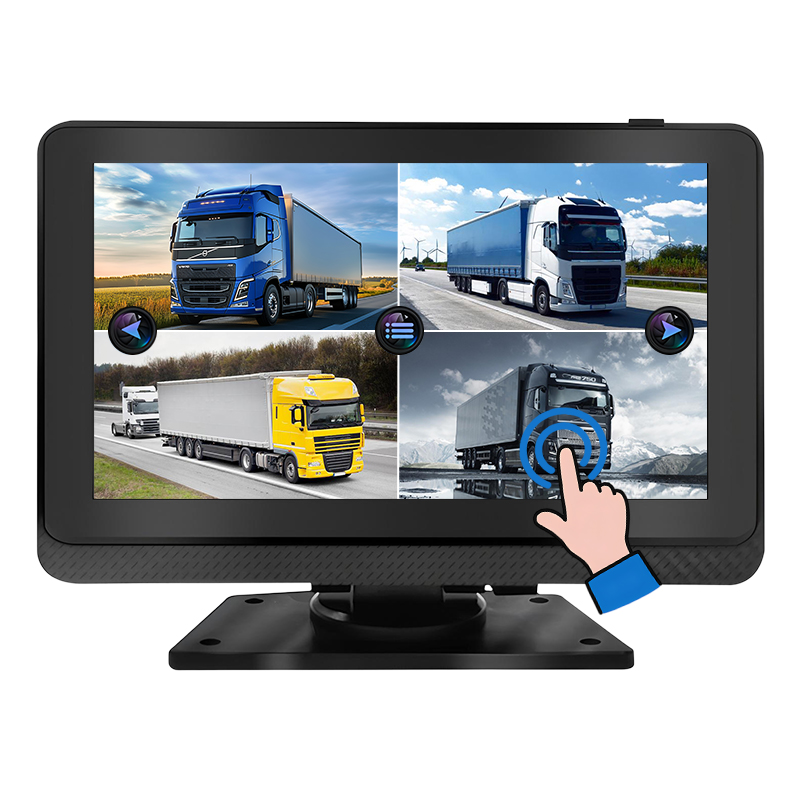 Monitor de înregistrare DVR cu ecran tactil de 7 inchi Carleader pentru monitorizarea avansată a vehiculelor comerciale