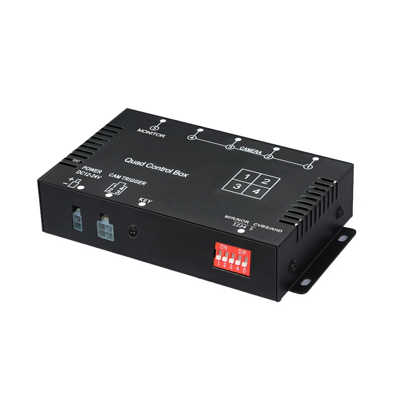 Splitter video pentru vehicule 4CH AHD 720P/CVBS pentru sisteme de camere pentru camioane