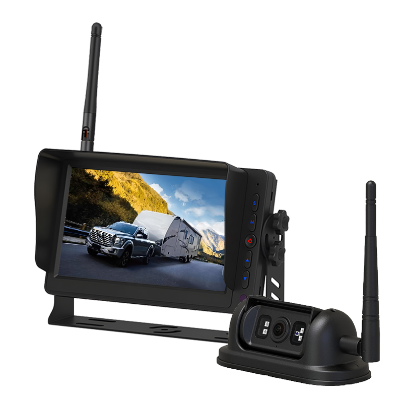 Sistem de monitorizare și cameră digitală fără fir HD de 7 inchi, 2,4 GHz