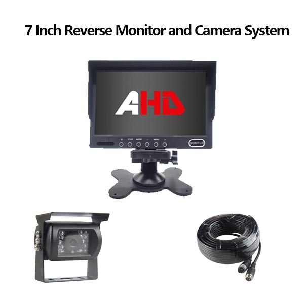 Monitor de vizualizare din spate AHD de 7 inci și kit pentru camere