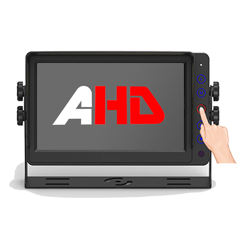 Monitor pentru vehicule comerciale de 7 inchi cu intrări video AHD și telecomandă