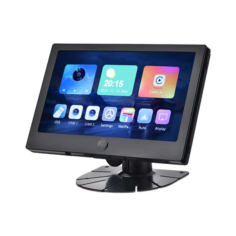 Monitorul vehiculului IPS 2AV AHD de 7 inchi Suport CarPlay Multimedia